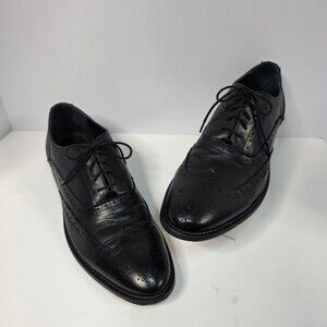 Gordon Rush Wellman Black Oxford Wingtip Shoes 13